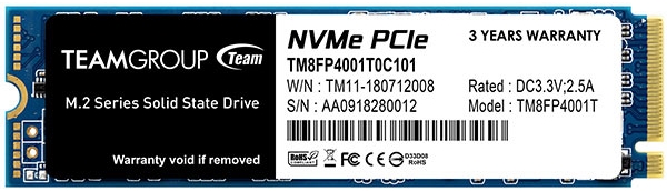 TEAMGROUP MP33 1 TB M.2-2280 PCIe 3.0 X4 NVME Solid State Drive  (TM8FP6001T0C101) - PCPartPicker